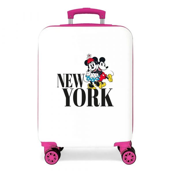 Disney Mala Com Rodinhas Trip To New York 55 Cm 35l White One Size