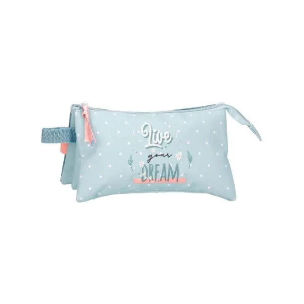 Movom Estojo Triplo Live Your Dreams Multicor