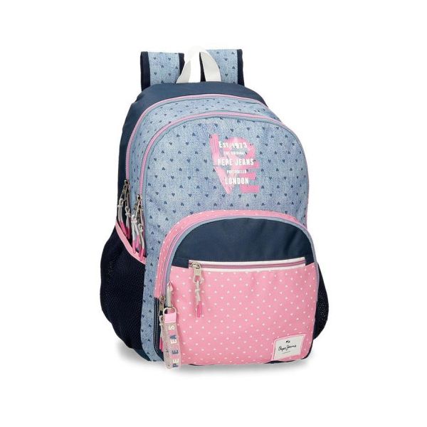 Pepe Jeans Mochila Escolar 44 cm 2 comp Noni Denim Pepe Jens