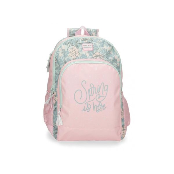 Roll Road Mochila Escolar 46 cm Spring Is Here Multicor