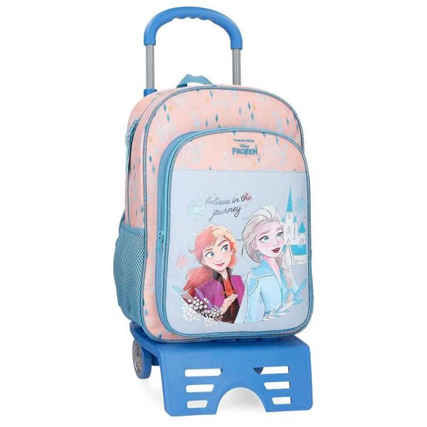 Disney Mala Com Rodinhas Frozen Believe In The Journey 40 Cm Blue One Size