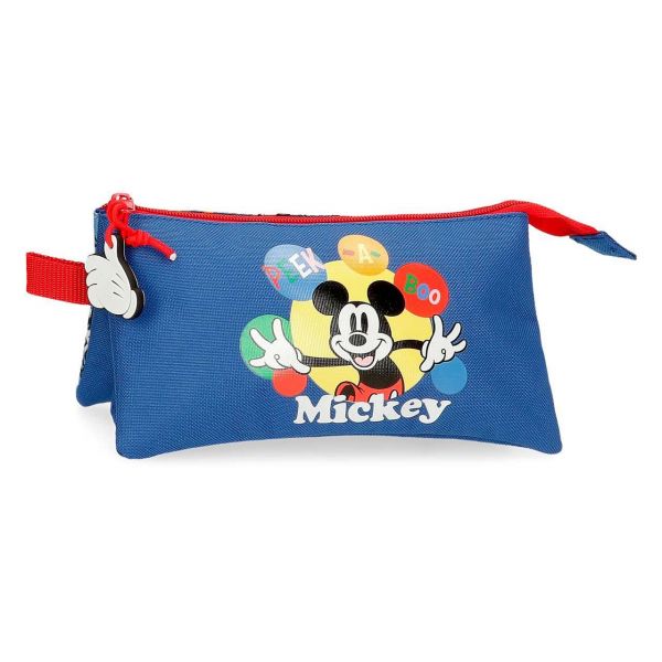 Disney Estojo Escolar Mickey Mouse Peek a Boo 2024 Triplo