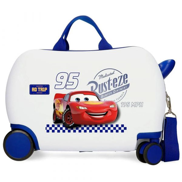 Disney Mala Com Rodinhas Cars Trip 24l White One Size