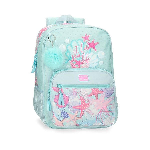 Movom Mochila Escolar 38cm Ilove Sea Life