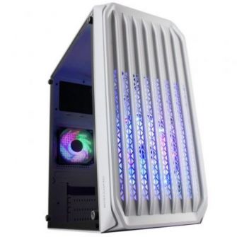 Caixa MicroATX Mars Gaming MCS2 FRGB Branca