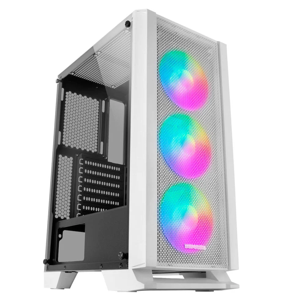 Caixa ATX Mars Gaming MCC FRGB Branca