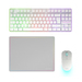 Teclado Mars Gaming MCPWTKL Rato Sem Fios White (Espanhol)