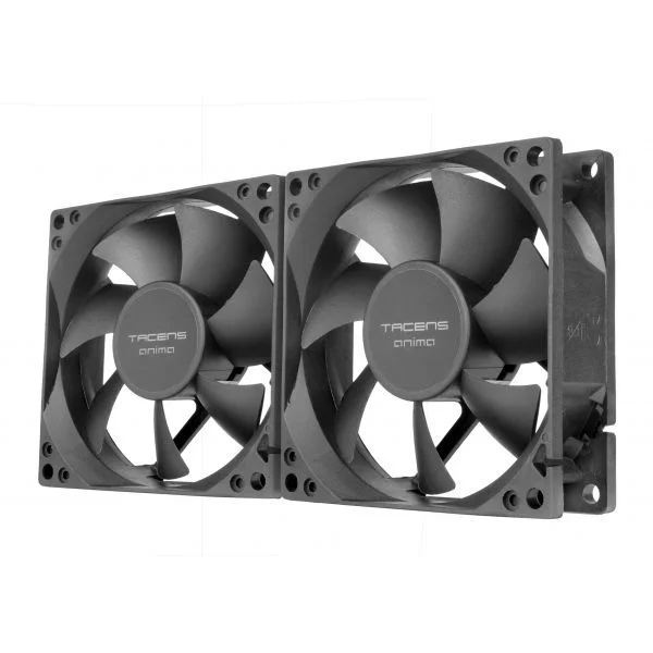 Tacens AF8X2 Ventoinha 80mm Preto Duplo Pack