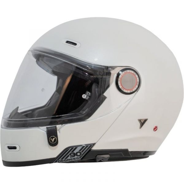 By City Capacete Modular 90 Degrees Pearl White L