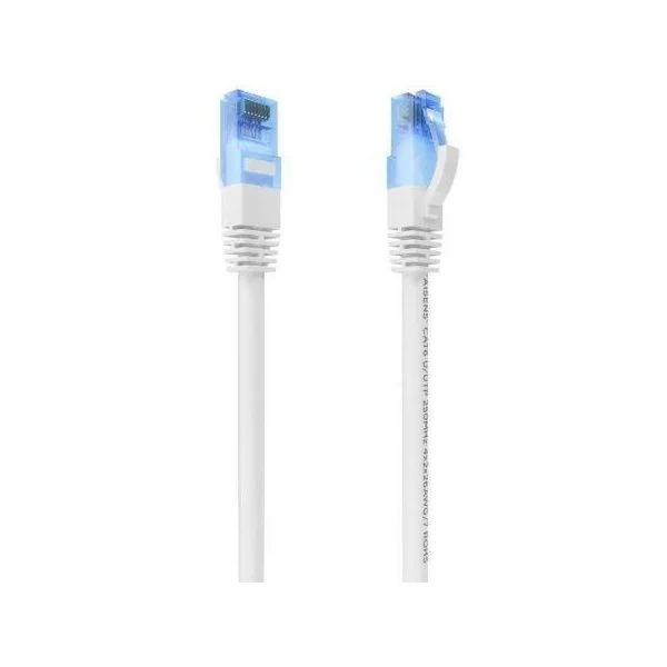 AISENS A135-0818 Cabo de Rede RJ45 UTP AWG26 CCA Cat.6 75cm Branco