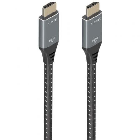 Cabo HDMI 2.1 AISENS / 8K / 7m / Cinza e Preto