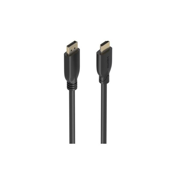 Aisens A125-0920 Cabo Conversor DisplayPort para HDMI 4K 60Hz Preto 5m