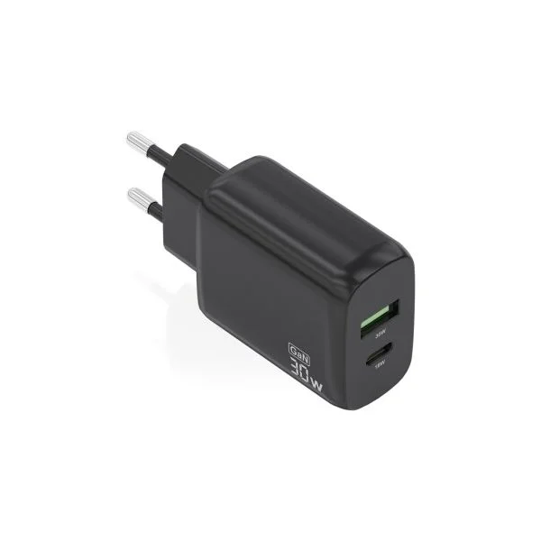 Aisens A110-0924 Carregador GaN 30W Preto