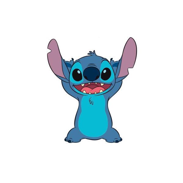 Disney Stitch 40cm Preto