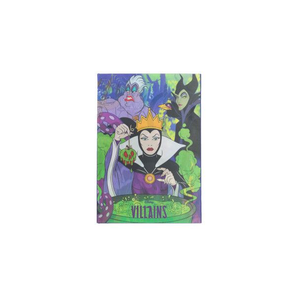 Erik Caderno Lenticular A5 100 Folhas Vilões da Disney