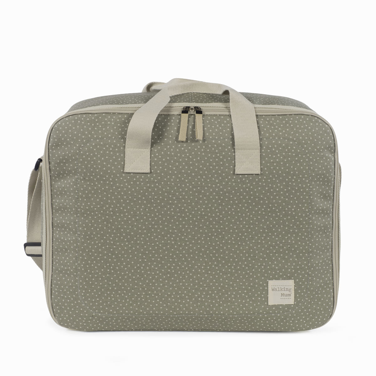 WALKING MALA MATERNIDADE POLKA DOT POPPY MOSS|cantinhodobebe.pt