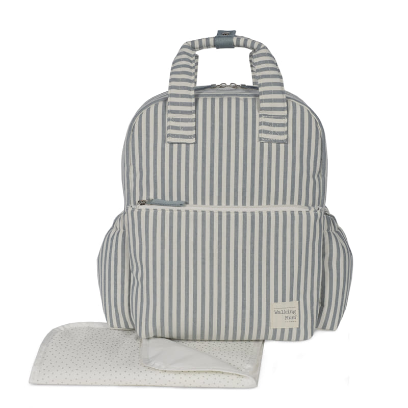 Walking Mum Mochila Praliné Strips Matcha