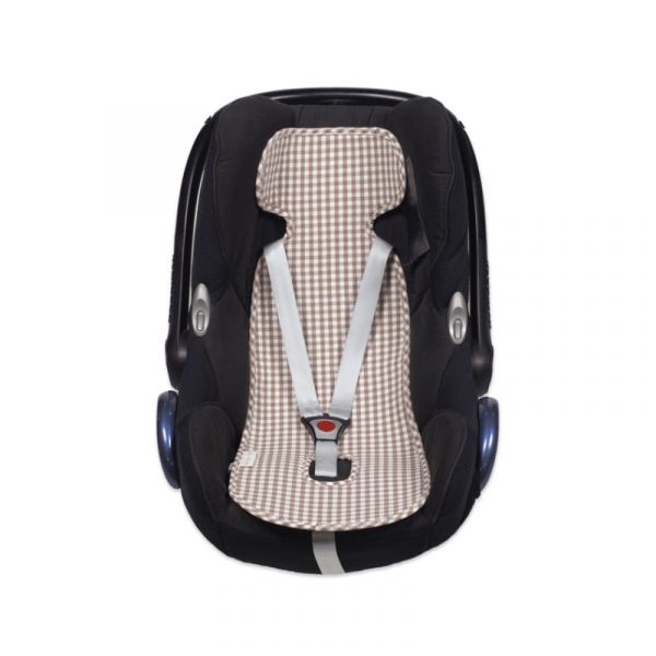 Walking Mum Forra Cadeira Auto Praliné Vichy Moka