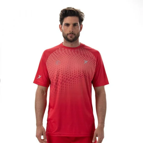 Drop Shot Benara Lima Short Sleeve T-shirt Vermelho S Homem
