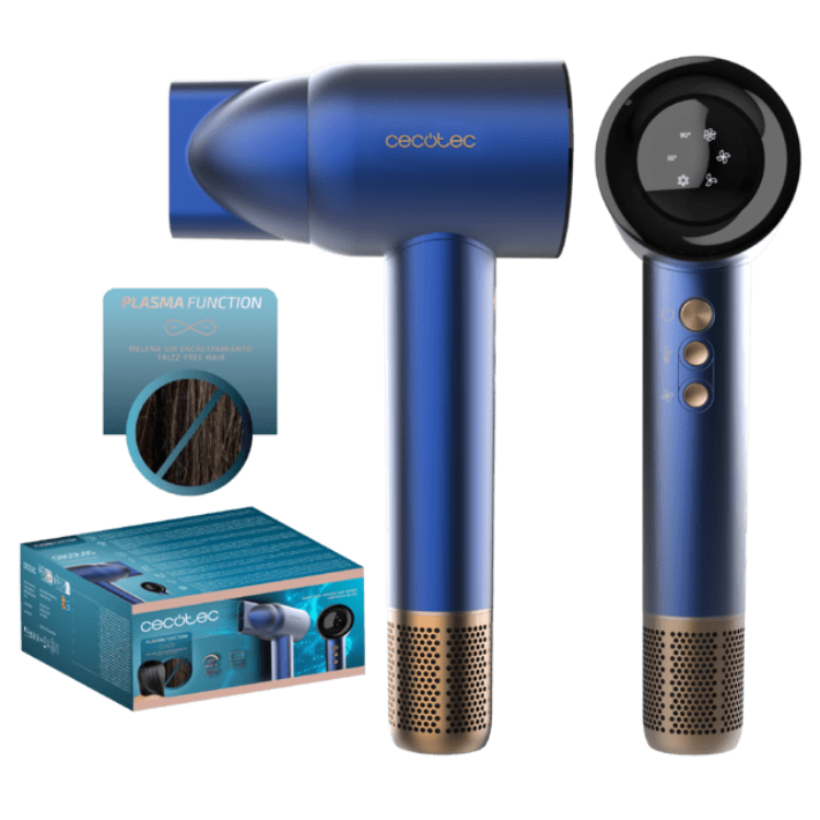 Secador de Cabelo Cecotec Ionicare Rockstar Nano Ion Tech Blue | 1600W