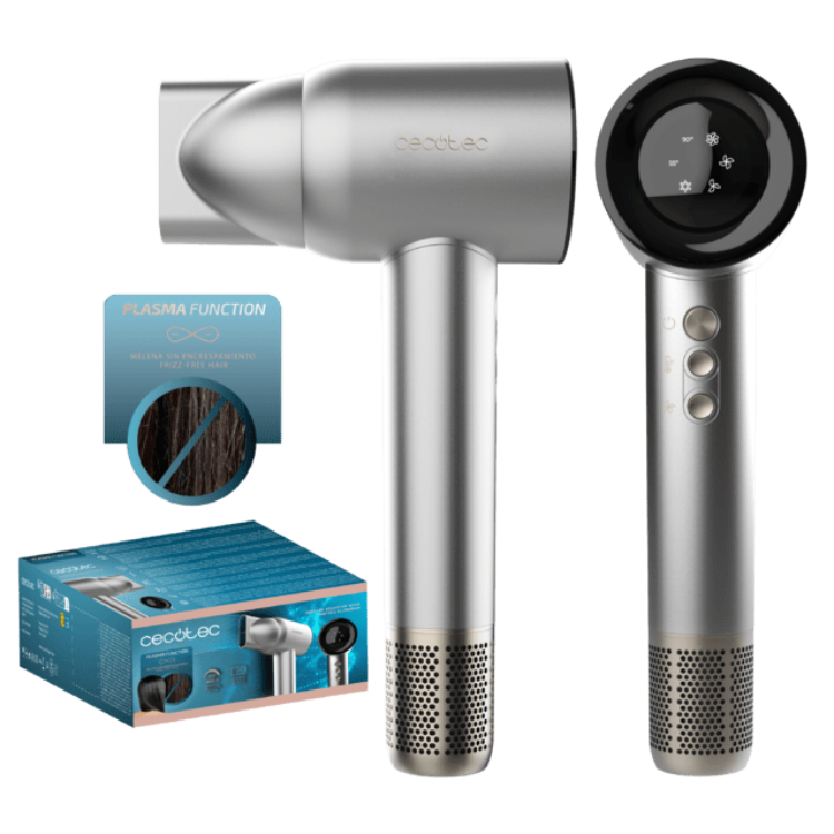 Secador De Cabelo Cecotec Ionicare Rockstar Nano Ion Tech Aluminium | 1600W