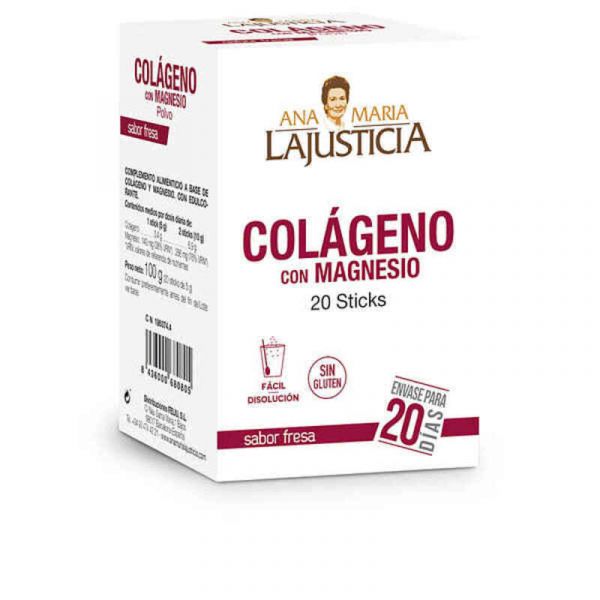 Ana Maria Lajusticia Colágeno com Magnésio 20 Saquetas de 5g Morango