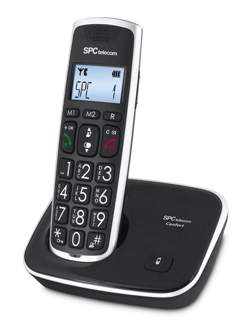 TELEFONE SEM FIOS SPC COMFORT KAISER PRETO
