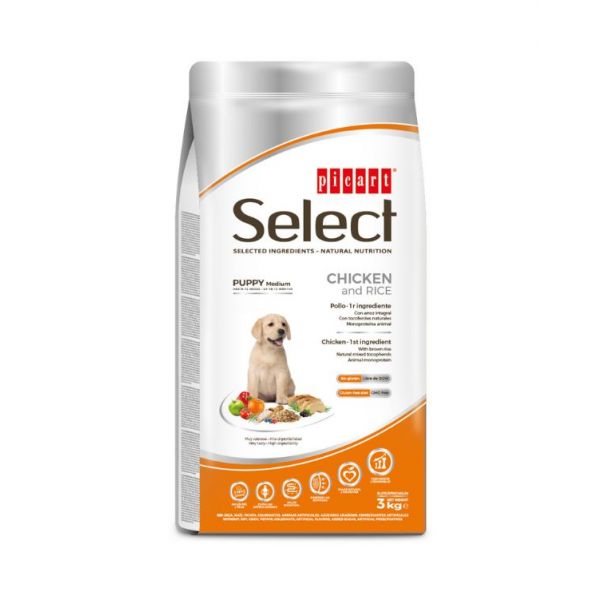 Picart Select Puppy Medium Chicken & Rice 800g