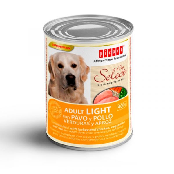 Ração Húmida Picart Select Adult Light Turkey & Chicken, Vegetables & Rice 400g