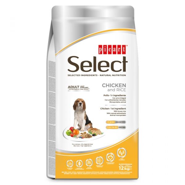Picart Select Adult Light/Sterilised 12Kg