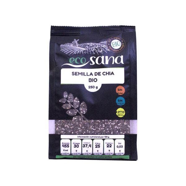 Ecosana Sementes de Chia Bio 250g