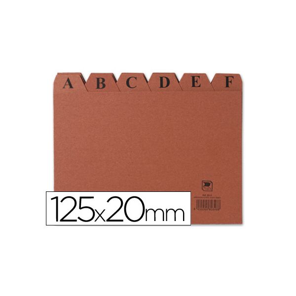 Separadores Índice Cartão nº 4 125x20mm - IC04
