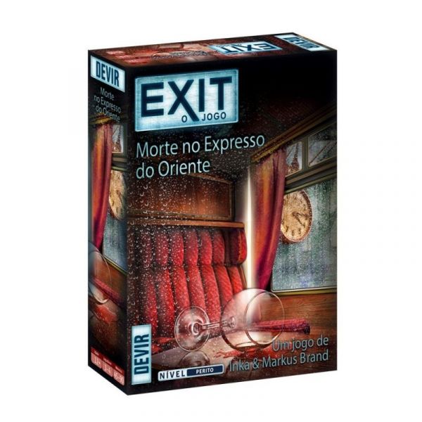 Devir Jogo Tabuleiro EXIT: Morte no Expresso Oriente
