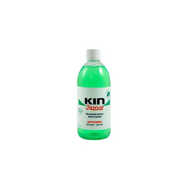 Kin Junior Lavagem Oral Anticaries 500ml Menta
