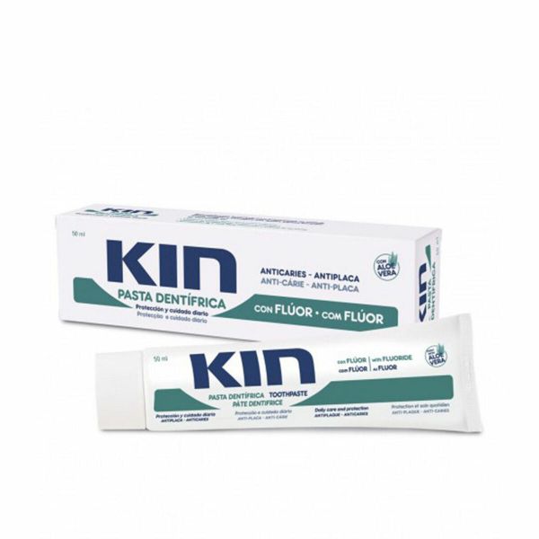 Kin Pasta de Dentes Flúor e Aloé Vera 50ml