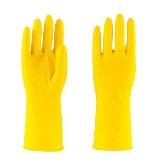 LUVA LATEX C/INTERIOR ALGODÃO 30cm Nº9