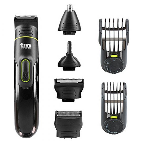 TM Electron Conjunto de Cuidados com a Barba Green 7-in-1