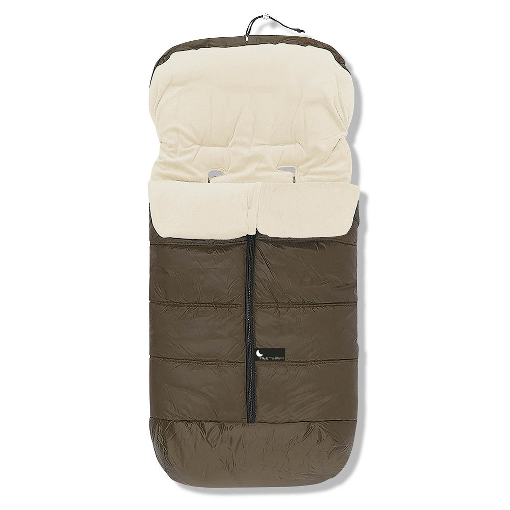 Saco Universal Para Carrinho de passeio Impermeável 46X105 Cms Coralina Chocolate Interbaby