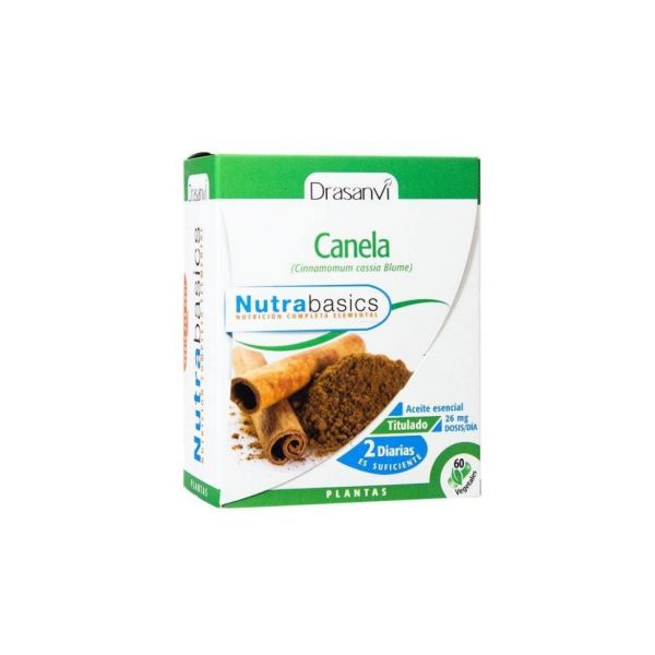 Drasanvi Nutrabasics Canela 60 Cápsulas Vegetais