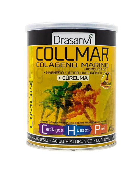 Collmar Colagénio Magnésio Curcuma sabor Limão - 300g - Drasanvi