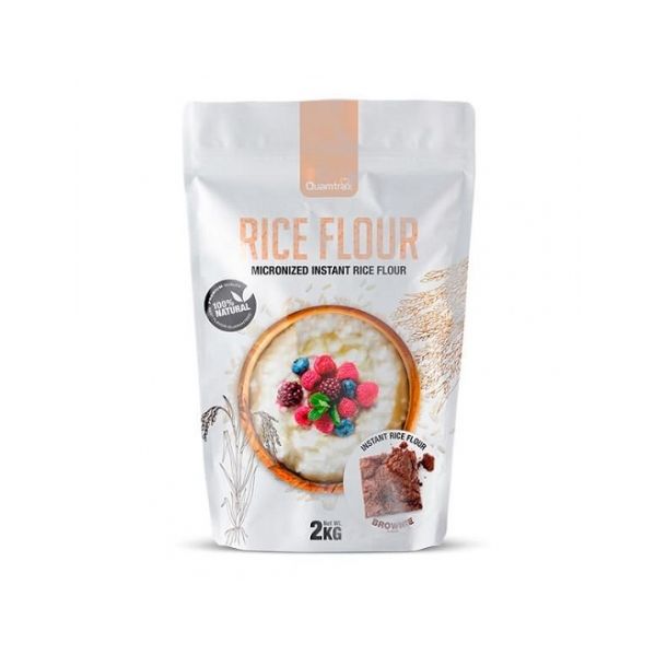 Quamtrax Rice Flour 2kg Baunilha