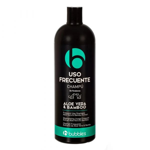 Bubbles Shampoo Aloé Vera e Bambu para Cães e Gatos 1 Litro