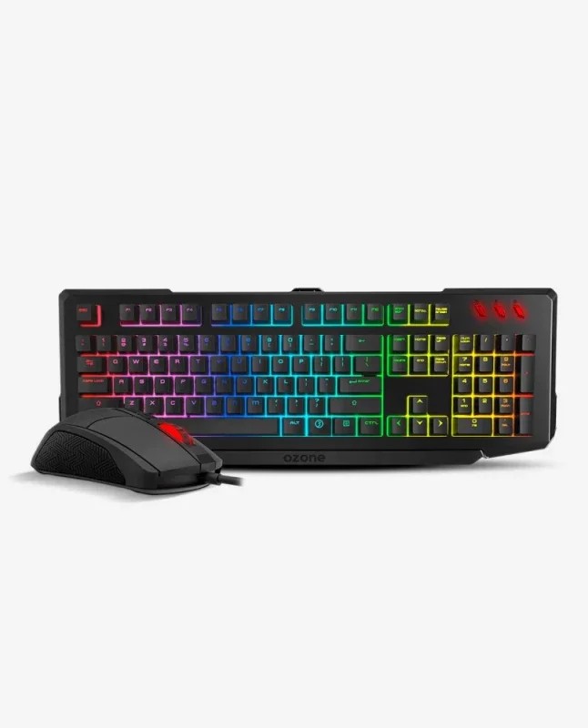 TECLADO + RATO OZONE DOUBLETAP COMBO RGB PT