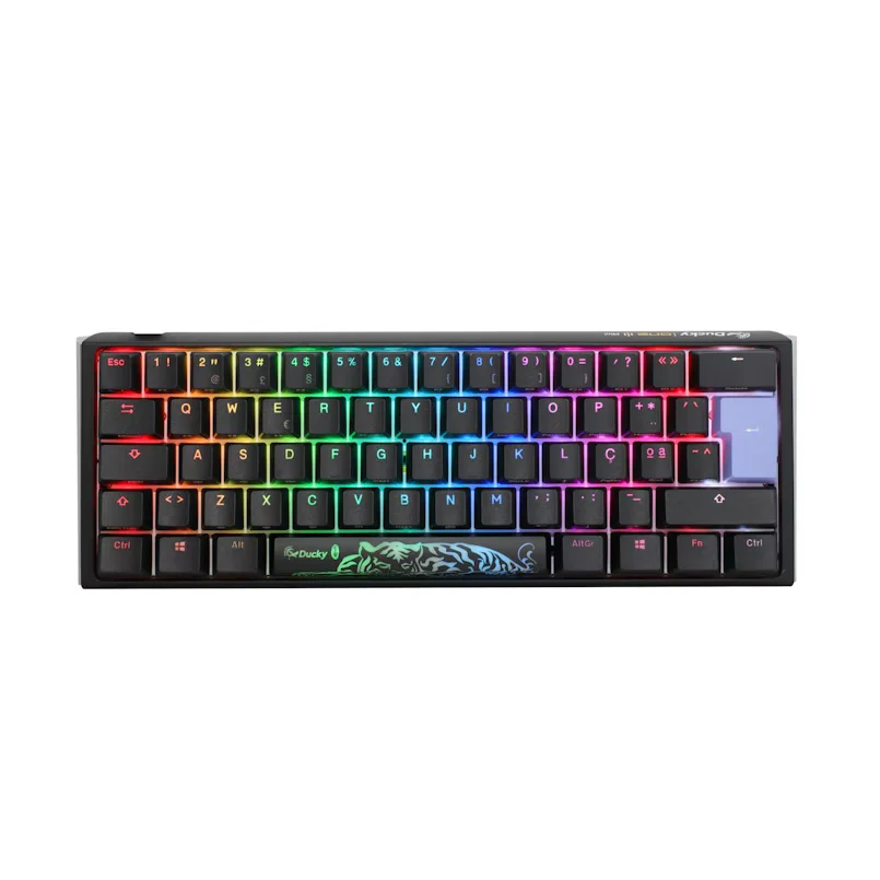 Teclado Ducky ONE 3 Classic Mini 60%, MX-Silent Red, RGB, PT