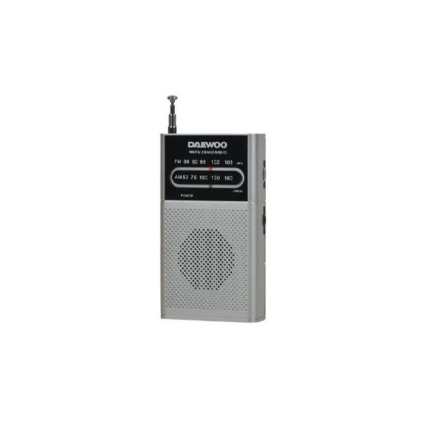 Daewoo Rádio Portátil DW1027 Prateado
