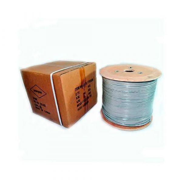 Pepegreen CAB-06305-HQBU Cabo de Rede Cat6 100% Cobre UTP PVC 305M Silver