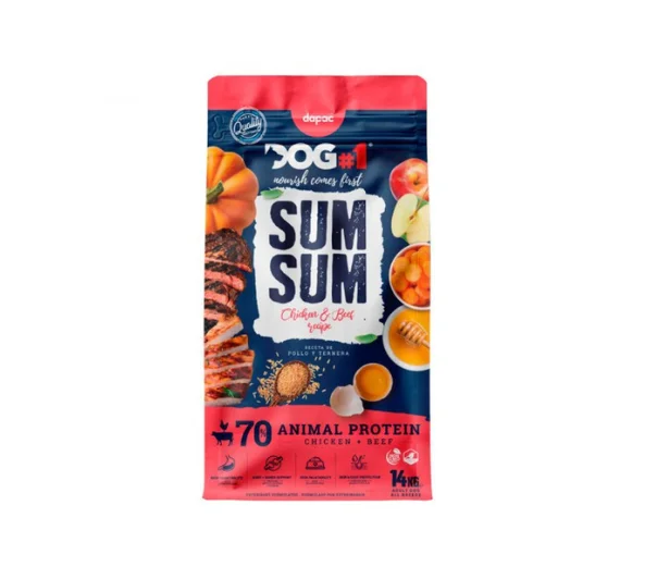 SUM SUM Cão Adulto Frango & Vaca - 3,5 kg - ParAnimais