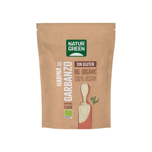 Naturgreen Farinha de Grão de Bico Orgânica 500g de Pó