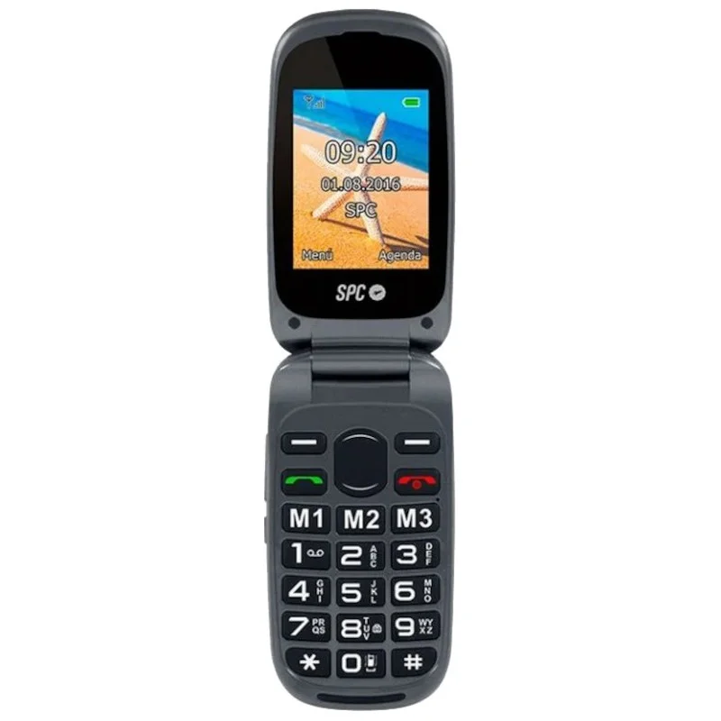 Telemóvel Sénior SPC Senior Harmony Black 2.4″ com Botão SOS e Base de Carregamento – Preto
