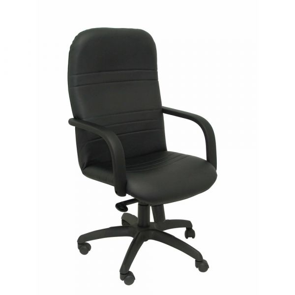 PYC Cadeira Executiva Letur Semi Pele Preto